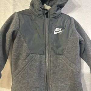 Nike Charcoal Fleece Jacket